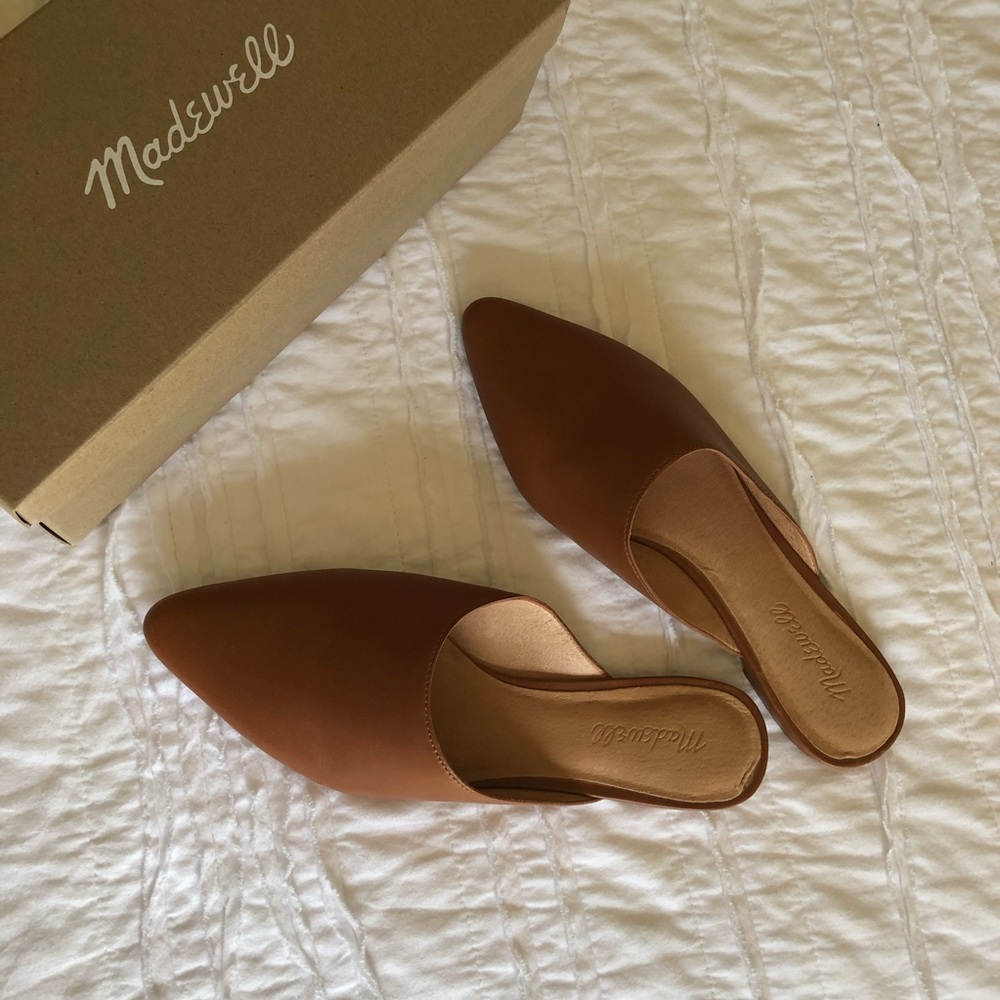 Madewell remi mules mint condition.